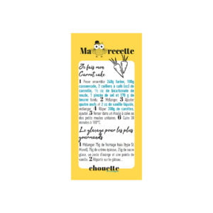 Magnet recette carrot cake