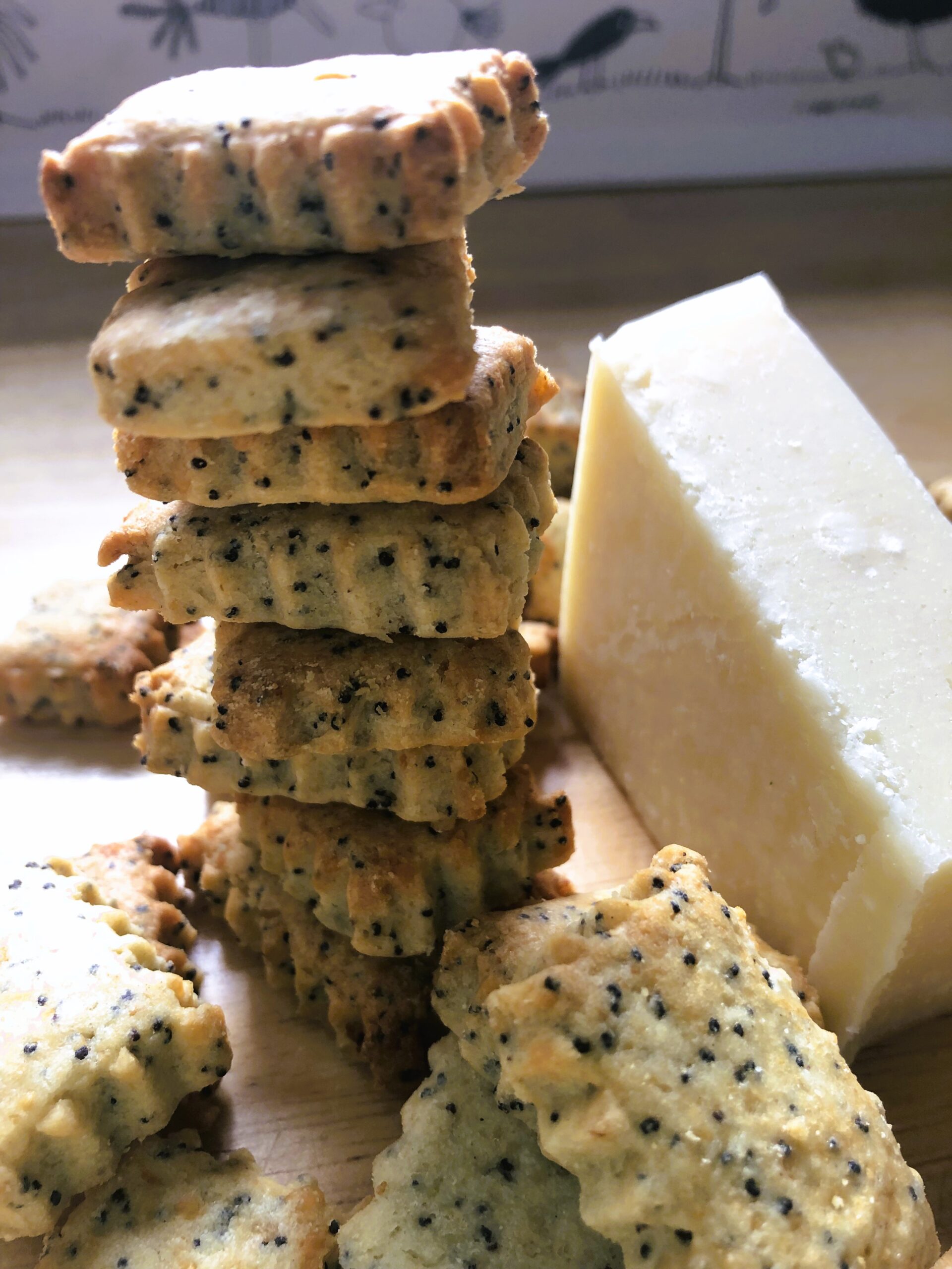 Sablés salés tarnesan-pavot