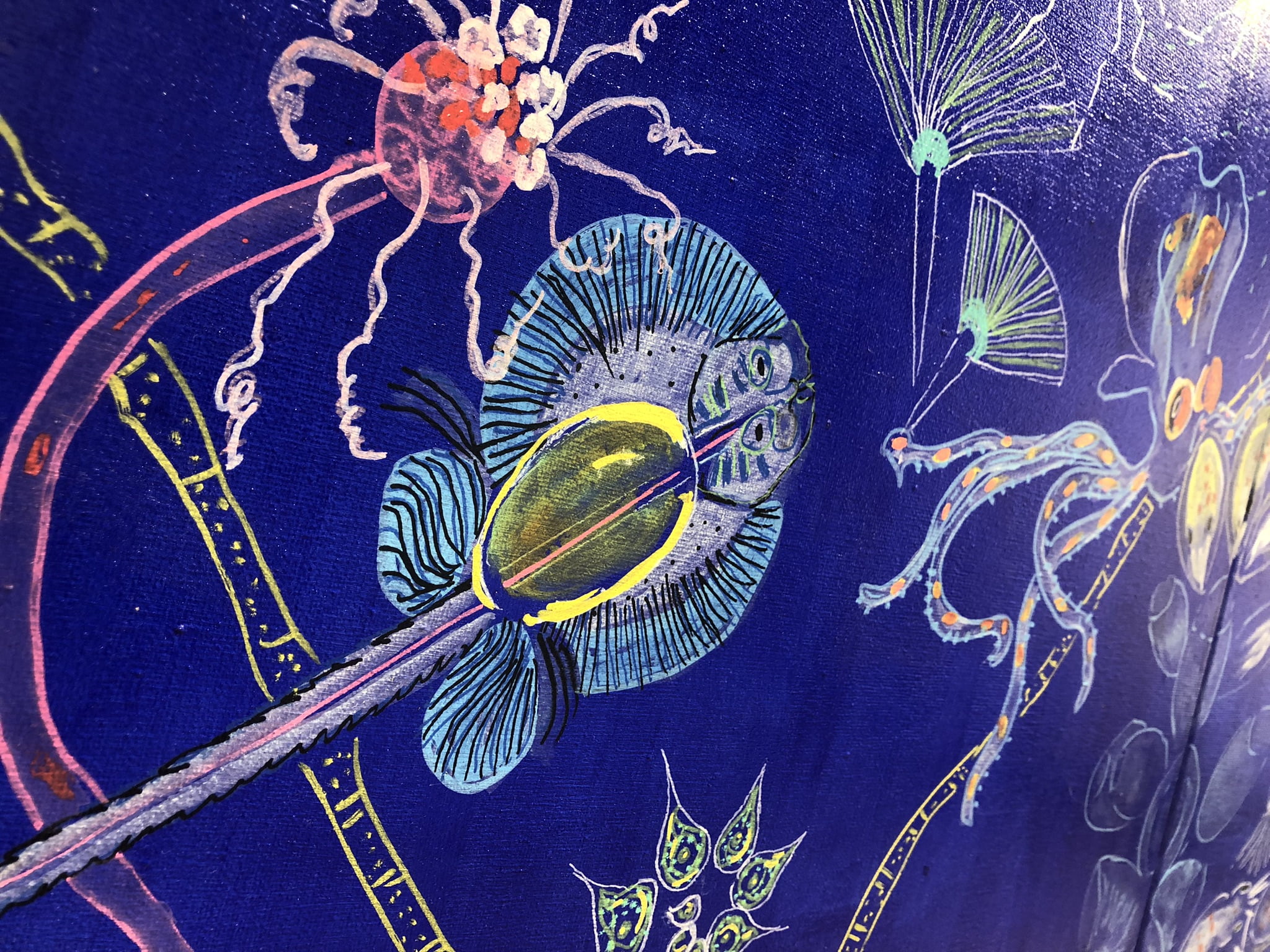 Zabilou inspirée par la mer… et l’art en milieu rural