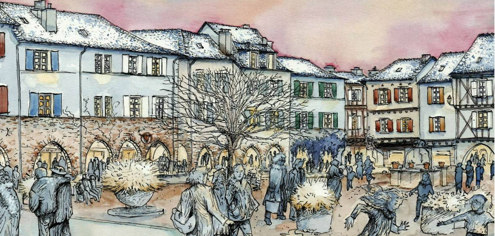 Marché d’hiver à Sauveterre