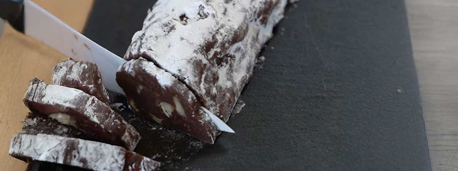 Fabrique un saucisson au chocolat !